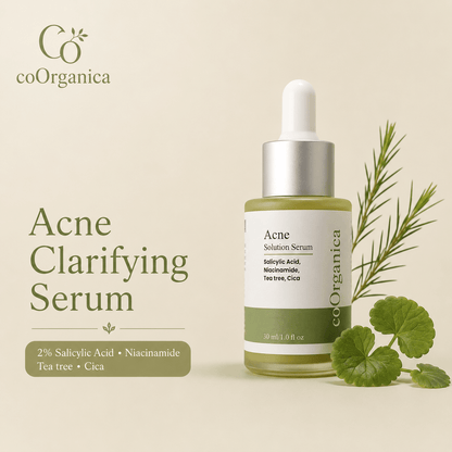 coOrganica Acne Solution Serum with niacinamide and salicylic acid