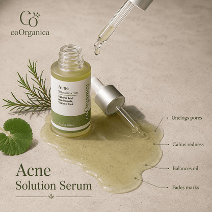coOrganica Acne Solution Serum with niacinamide and salicylic acid