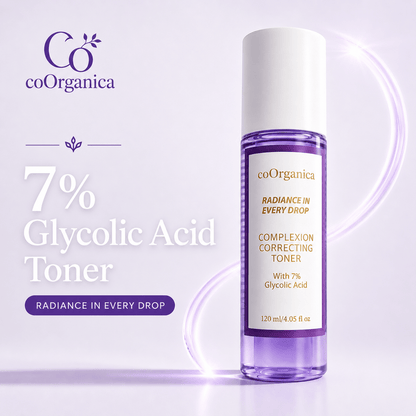Complexion Correcting Toner – 7% Glycolic Acid - coOrganica